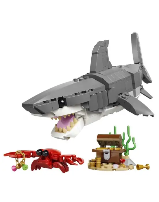 31381 Lego Creator 3in1 Acımasız Köpek Balığı ile Hazine Sandığı 379 parça +8yaş