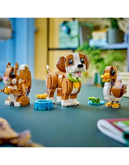 31382 Lego Creator 3in1 Sevimli Hayvanlar: Oyunbaz Yavru Köpek 336 parça +8 yaş