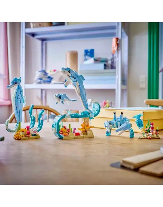31385 Lego Creator 3in1 Deniz Hayvanları: Güzel Yunuslar 542 parça +9 yaş