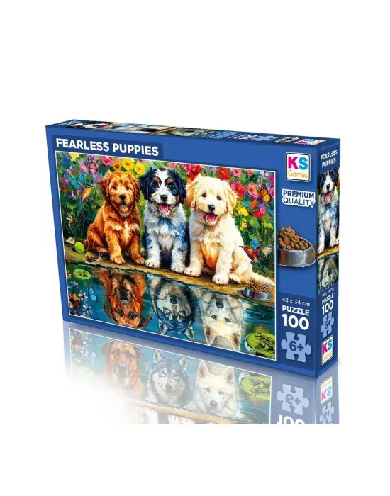 31503 FEARLESS PUPPIES 100 PARÇA PUZZLE
