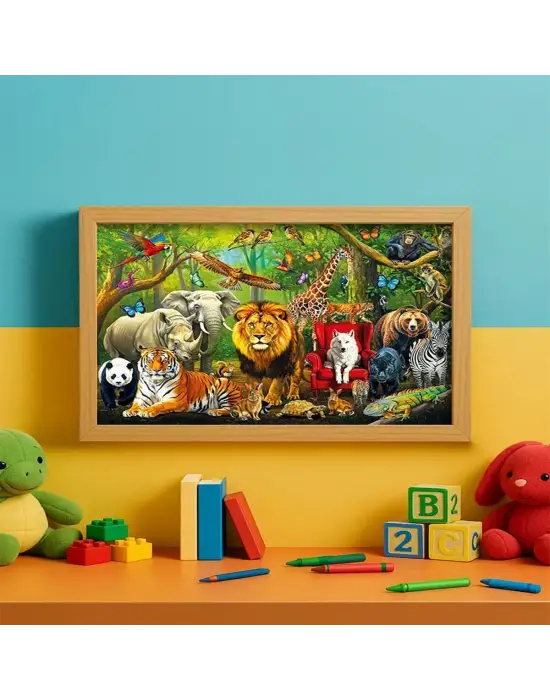 31504 FOREST ANIMALS 100 PARÇA PUZZLE