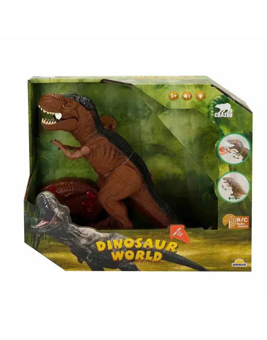 3158 Kumandalı Buhar Çıkaran Dinazor -Sunman