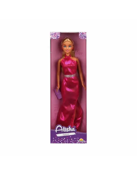 3394 SUN-RST-SIS-Minik Alisha Gece Elbiseli Bebek Set 2Asortili - Sunman