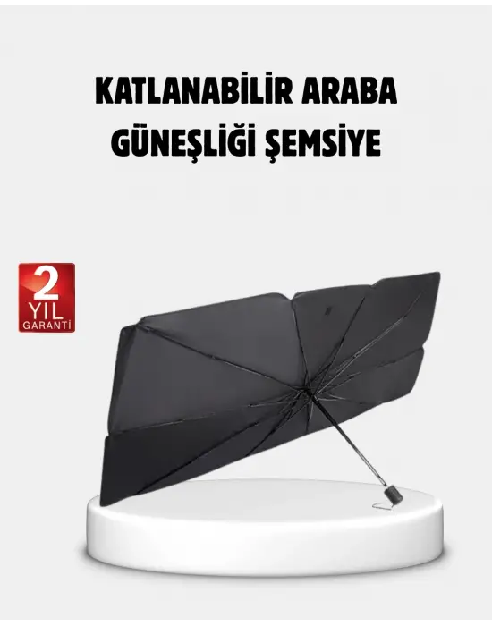 360° Ayarlanabilir Ön Cam Güneşliği – Pratik Kullanım Ve Dayanıklı Yapı