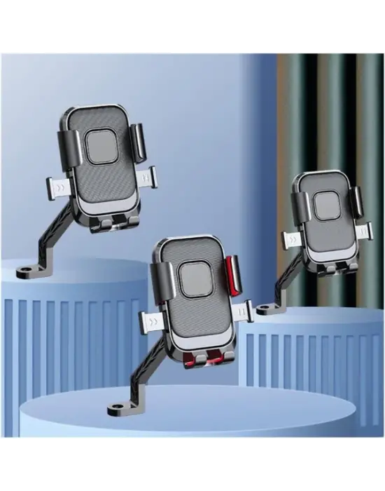 360° Dikiz Aynası Bisiklet Motosiklet Telefon Tutucu