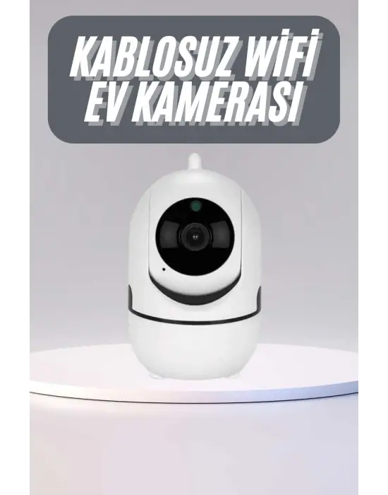 360° Full Hd Akıllı Kamera Hareket Sensörlü Wifi Kamera Çocuk Güvenlik Kamerası
