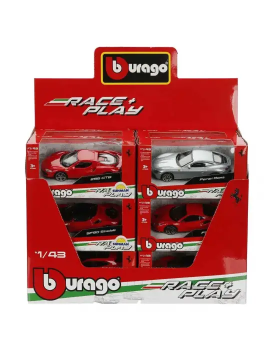 36000 Burago Race Play 1:43 Model Arabalar -Sunman