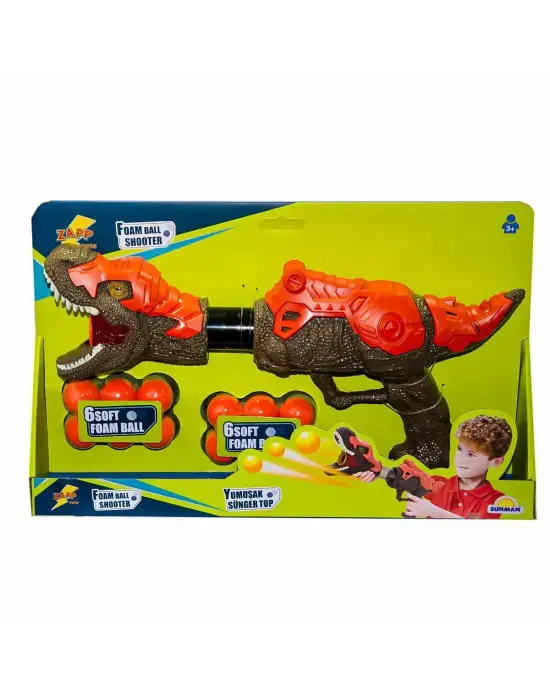 3620 SURAT-ZAP-Silah Top Atan Dinozor 12 Toplu 2 Renk - Sunman