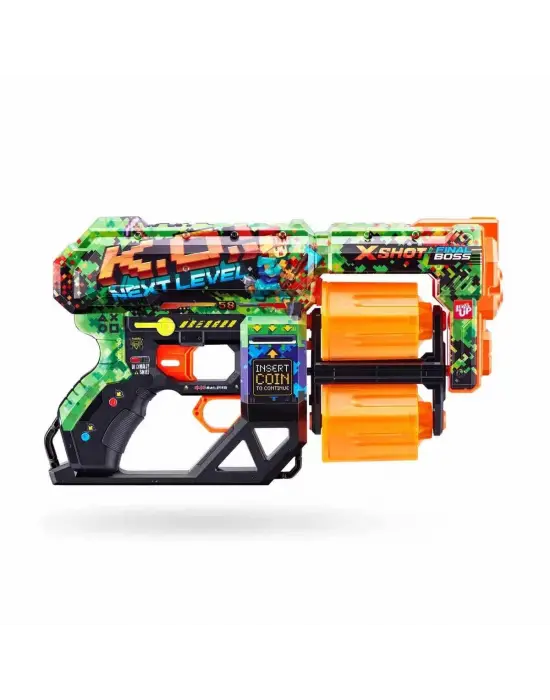 36517 X-Shot Skins Dread 12 Mermili Sünger Dart Atan Silah 31 cm-Sunman