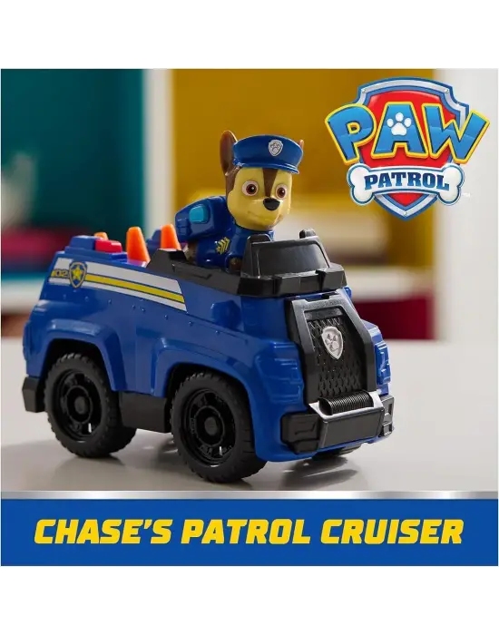 37502 SUN-SPM-FİGÜR PAW PATROL TEMEL ARAÇLAR CHASE