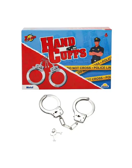 Omarı Güçlü Metal Polis Kelepçesi