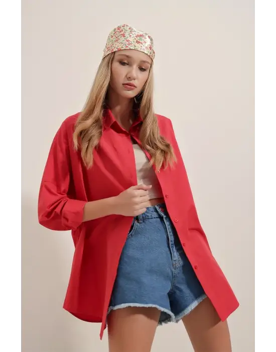 Modern Oversize Uzun Gömlek