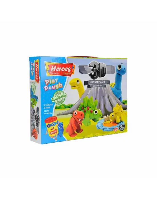 Omarı 3D Dinozor Oyun Hamur Seti