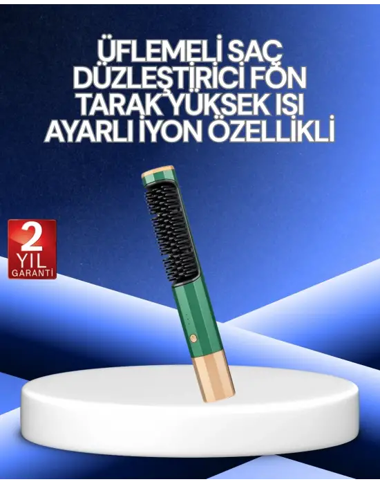 3’ü 1 Arada Saç Şekillendirme Seti – Kurutma, Düzleştirme, Tarama