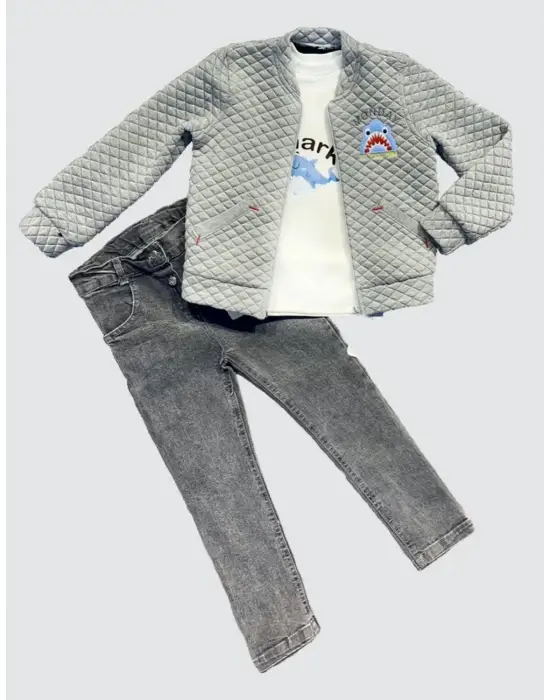 Modern Pilot Montlu Erkek Çocuk Takımı