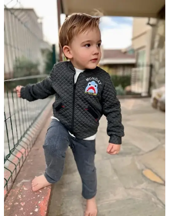 Modern Pilot Montlu Erkek Çocuk Takımı