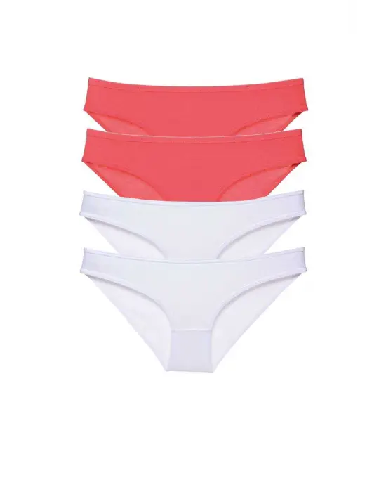 Şık Likralı Kadın Slip Külot Seti