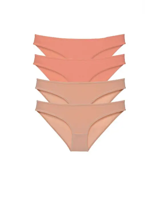 Çarpıcı 4 Adet Kadın Slip Külot
