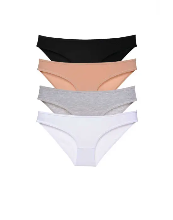 Çarpıcı Likralı Kadın Slip Seti