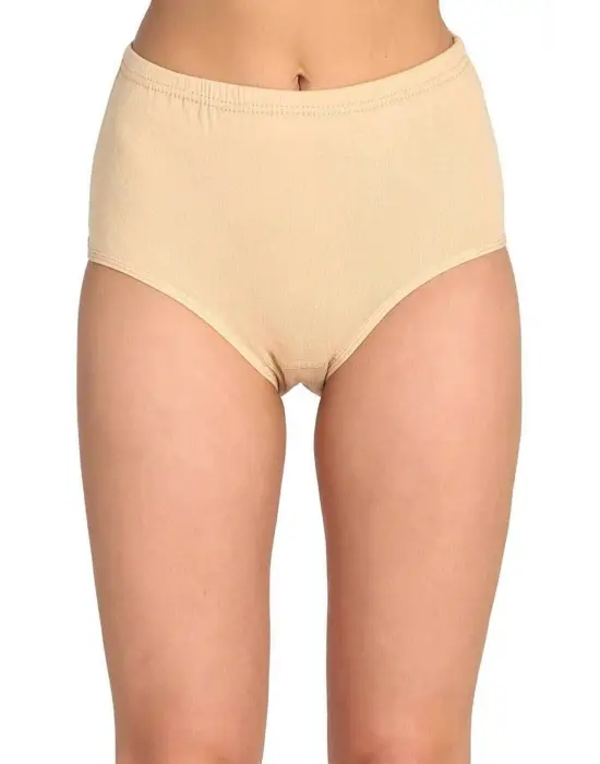 Omarı Yüksek Bel Kalın Lastikli Kadın Bato Külot Seti