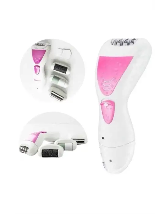 4 Başlıklı Bakım Cihazı Epilatör Tüy Alma Makinesi Topuk Törpüsü