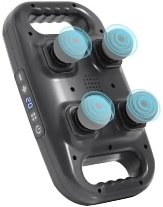 4 Başlıklı Masaj Sı - Ergonomik Derin Doku Sırt Ve Boyun Masaj Aleti Ağrı Ve Sızı Giderici