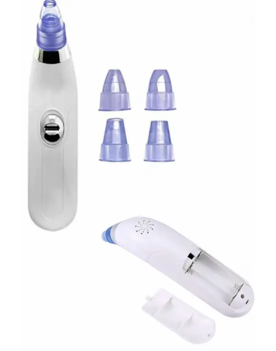 4 Başlıklı Vakumlu Siyah Nokta Ve Yüz Temizleme Cihazı