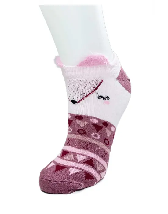 Omarı Yumuşak Pamuklu Kadın Bilek Çorapları