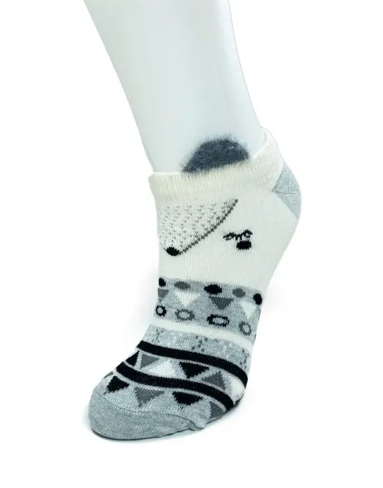 Omarı Yumuşak Pamuklu Kadın Bilek Çorapları