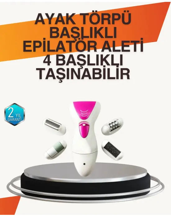 4 Fonksiyonlu Epilasyon Ve Tırnak Bakım Makinesi