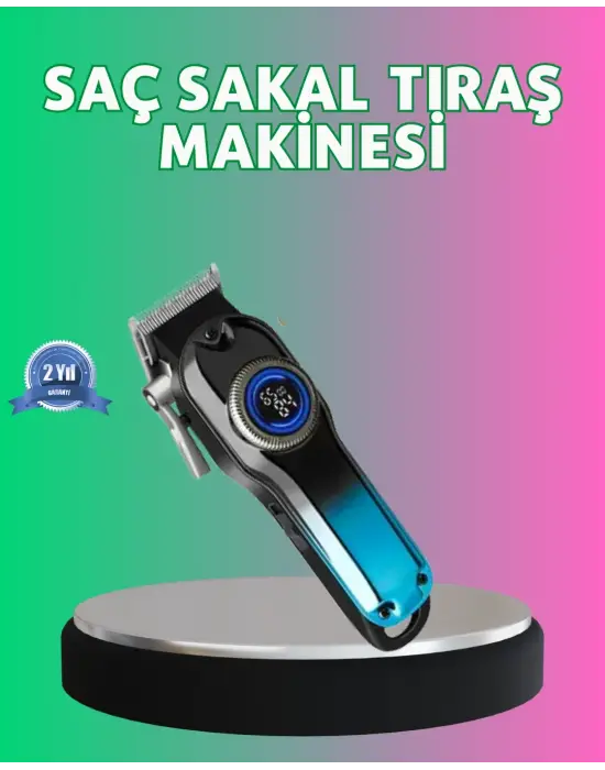 4 Limit Tarağı Ve Ayarlanabilir Kesim Uzunluğu Saç Makinesi