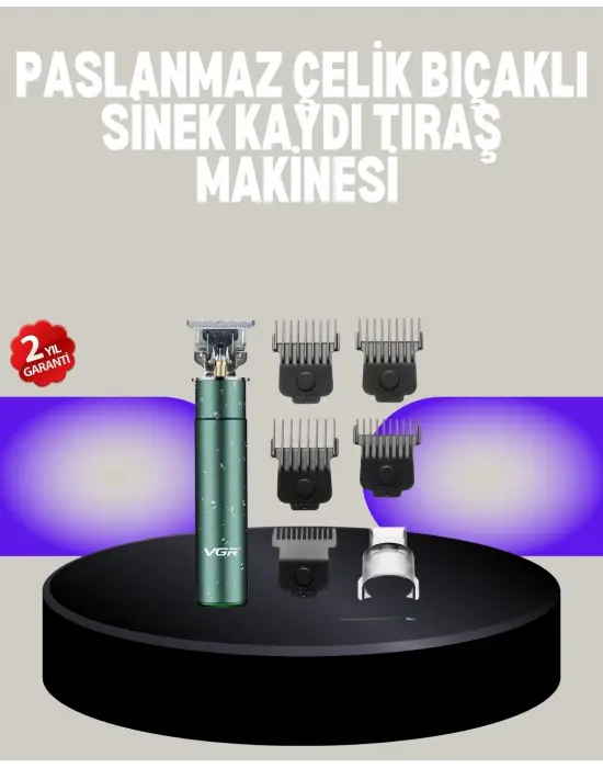 4 Limit Taraklı Ipx5 Su Geçirmez Saç Kesme Makinesi