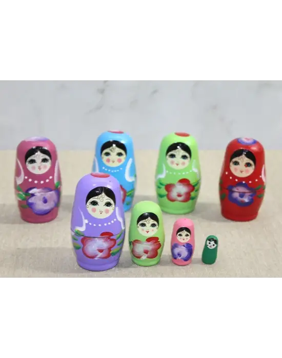 4lü Ahşap Matruşka