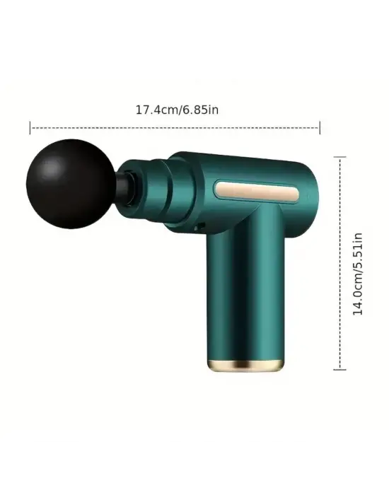 4 Masaj Başlıklı Titreşim, Şarj Edilebilir Küçük Masaj Aleti,masaj Tabancası