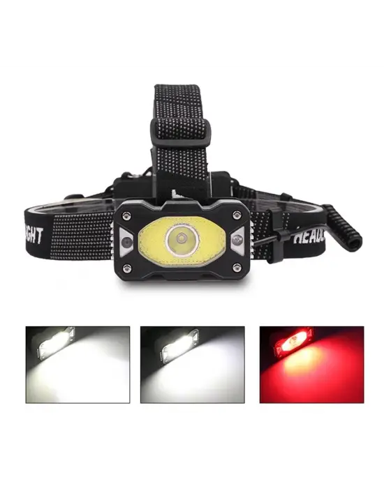 4 Modlu Sensörlü Şarjlı  Güçlü Kafa Lambası  Wt-248