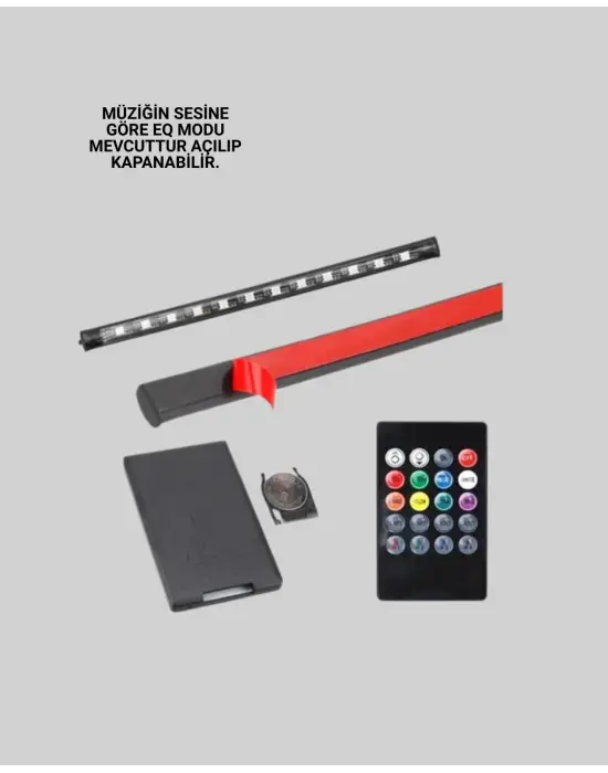 4 Parça Rgb Led Araç İçi Aydınlatma Sistemi