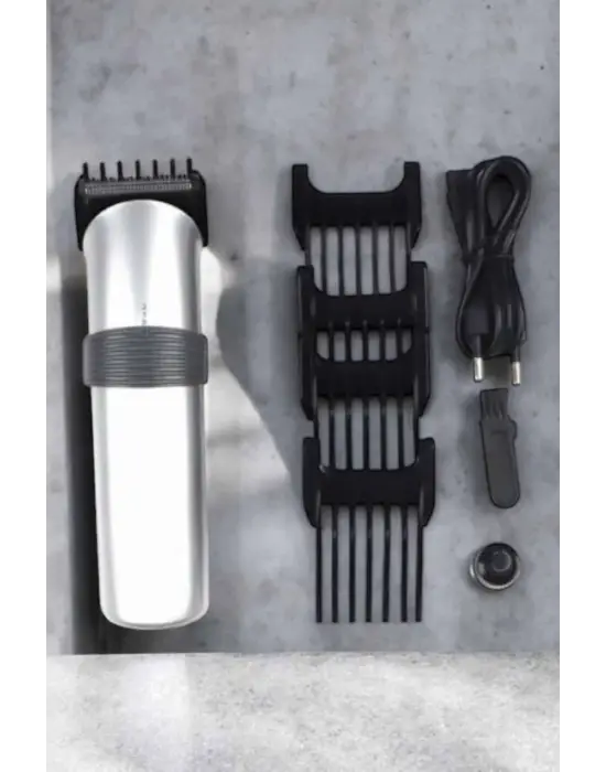 4 Taraklı Taşınabilir Profesyonel Saç Ve Sakal Kesme Tıraş Makinesi