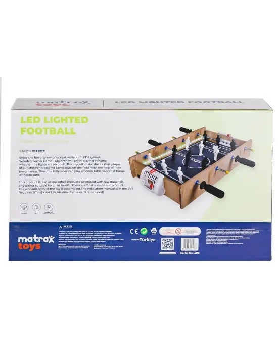 Omarı Parlak Ahşap LED Masa Oyunu