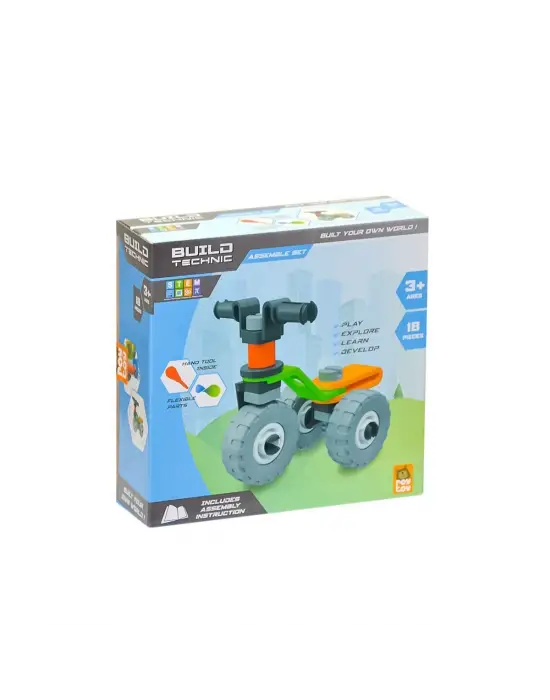 Omarı Kolay Montajlı Yap-Boz Araba Seti