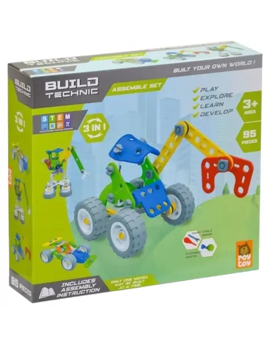 Omarı Yap Boz Araçlar 3ü 1 Arada Oyun Seti