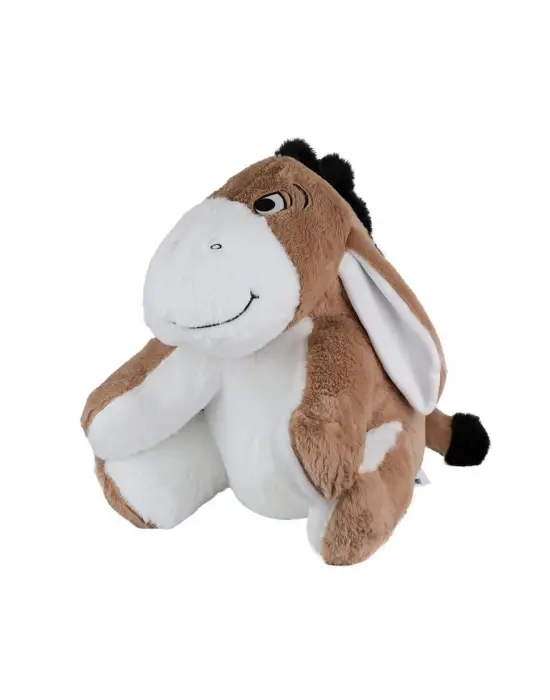 Omarı Kahverengi Peluş Eşek Oyuncak