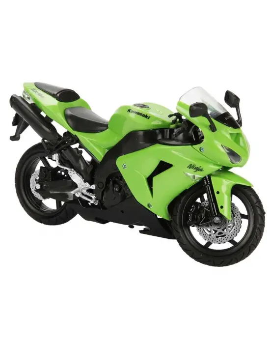 Omarı Yeşil Kawasaki ZX-10R Model Motor 1:12 Ölçekte
