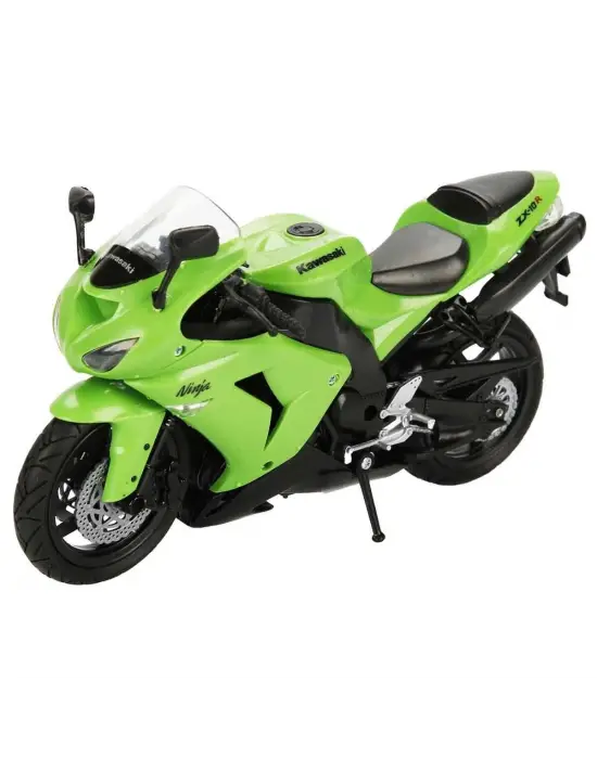 Omarı Yeşil Kawasaki ZX-10R Model Motor 1:12 Ölçekte
