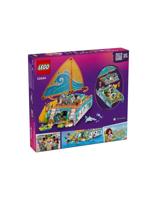 Omarı Denizde Eğlenceli Macera: Lego Friends Gezi Teknesi Parça