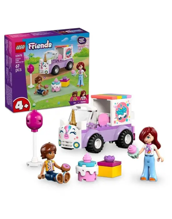 42675 Lego Friends Unicorn Pasta Dağıtım Aracı 67 parça +4 yaş