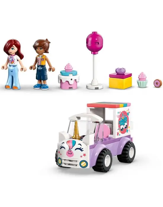 42675 Lego Friends Unicorn Pasta Dağıtım Aracı 67 parça +4 yaş