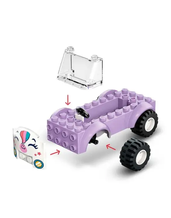 42675 Lego Friends Unicorn Pasta Dağıtım Aracı 67 parça +4 yaş