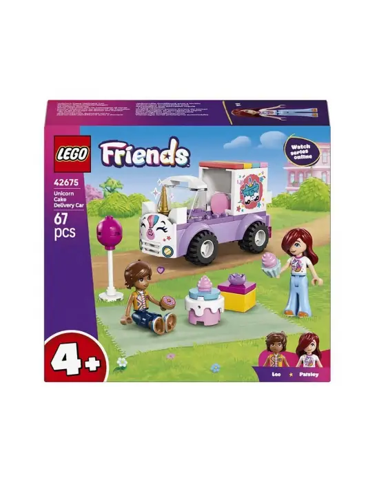 42675 Lego Friends Unicorn Pasta Dağıtım Aracı 67 parça +4 yaş