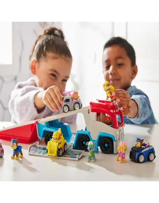 42988 SUN-SPM-FİGÜR SET PAW PATROL PUP SQUAD 1FGR ARAÇ