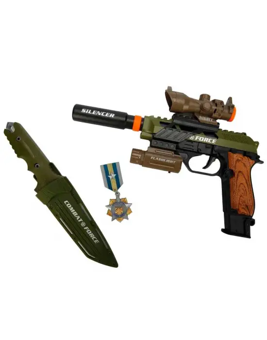 4308 Sesli ve Işıklı Silah Seti -Sunman